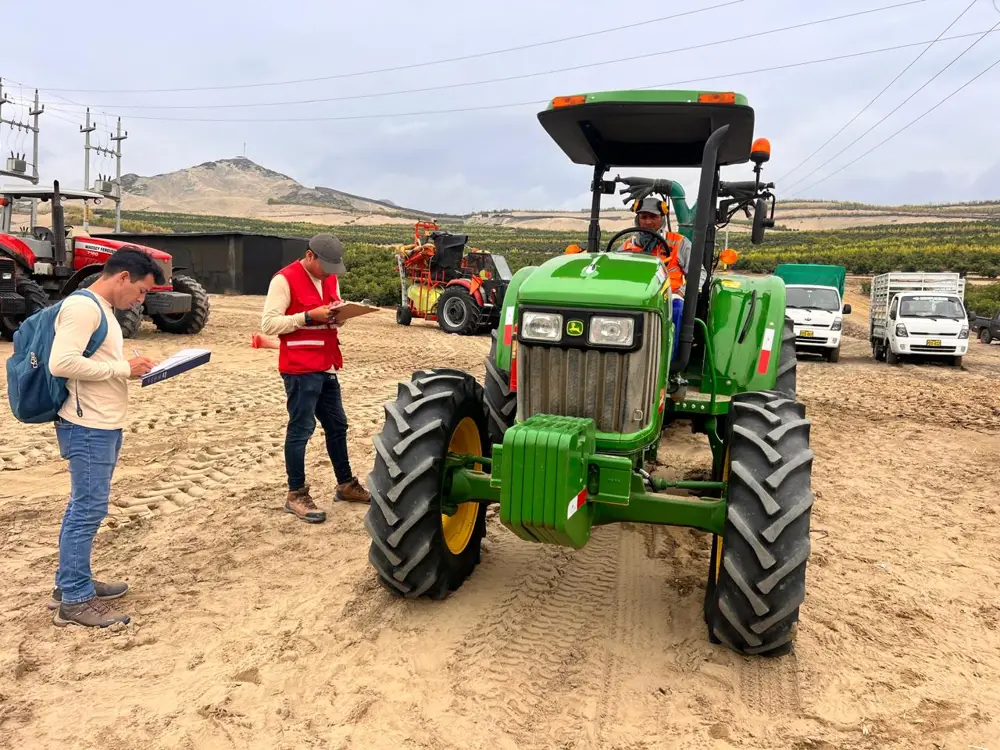 Entrega de tractor John Deere